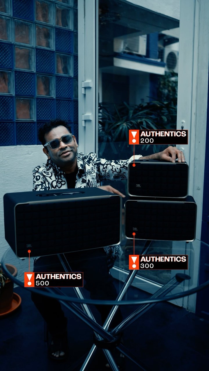 Discover what the maestro @arrahman thinks about our newly launched JBL Authentics! Dive into his glowing review and exp...