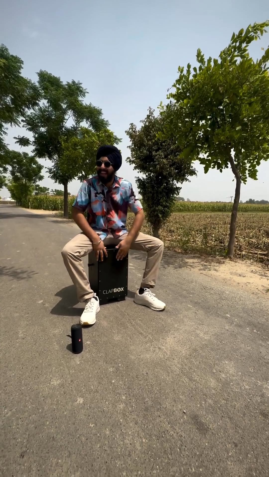 @this_is_tablagram perfectly pairs his Cajon skills with the OG fun times enabler - JBL Flip 6.

#JBLSpeakers #JBL #JBLI...