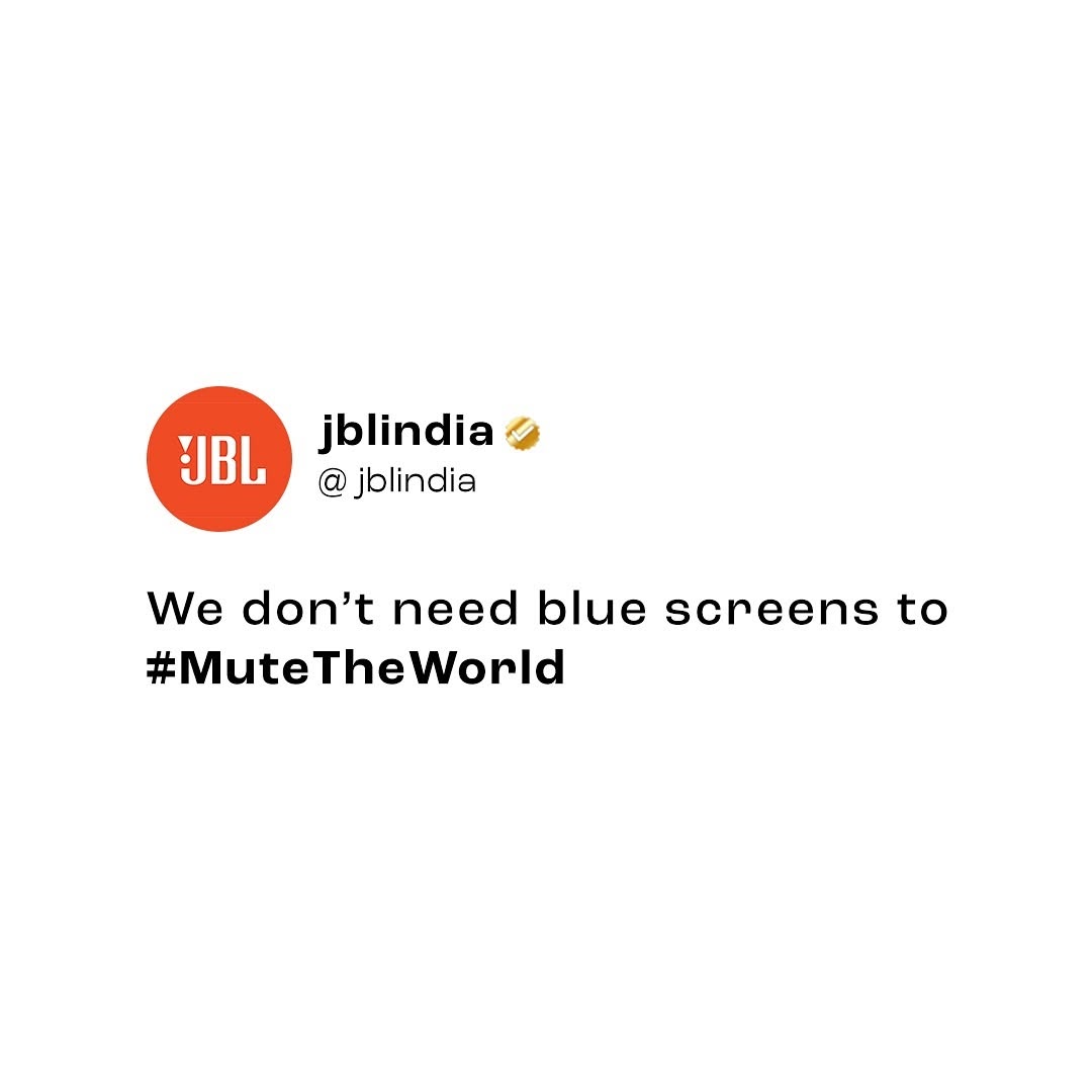 This is your sign to #MuteTheWorld and get the early weekend party started with JBL.

#Outage #BlueScreen #JBLSpeakers #...