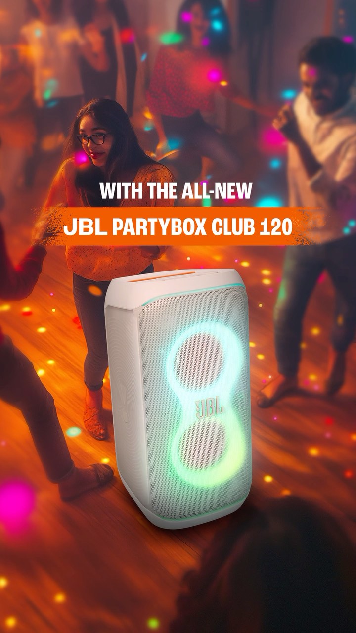 New color, same legendary sound. The JBL PartyBox Club 120 White Edition is the main character your party deserves. #Par...