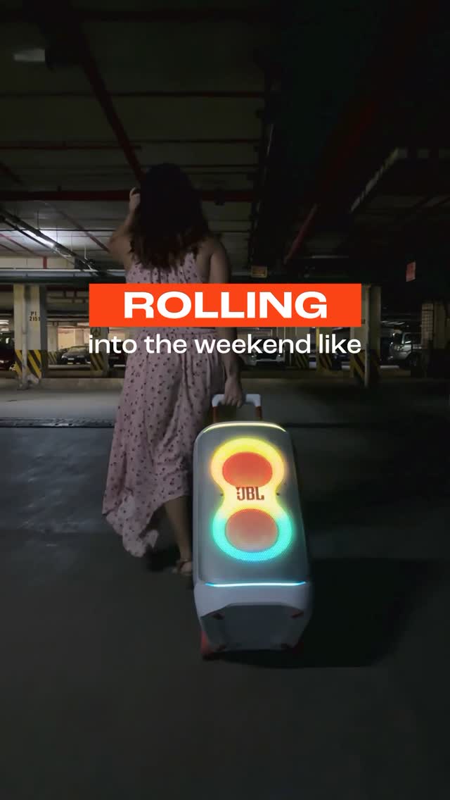 They see me rolling, and they can’t be hating!😇 #Weekends #JBLPartyBox #PartyBoxStage320 #JBLSound #JBLIndia #JBL