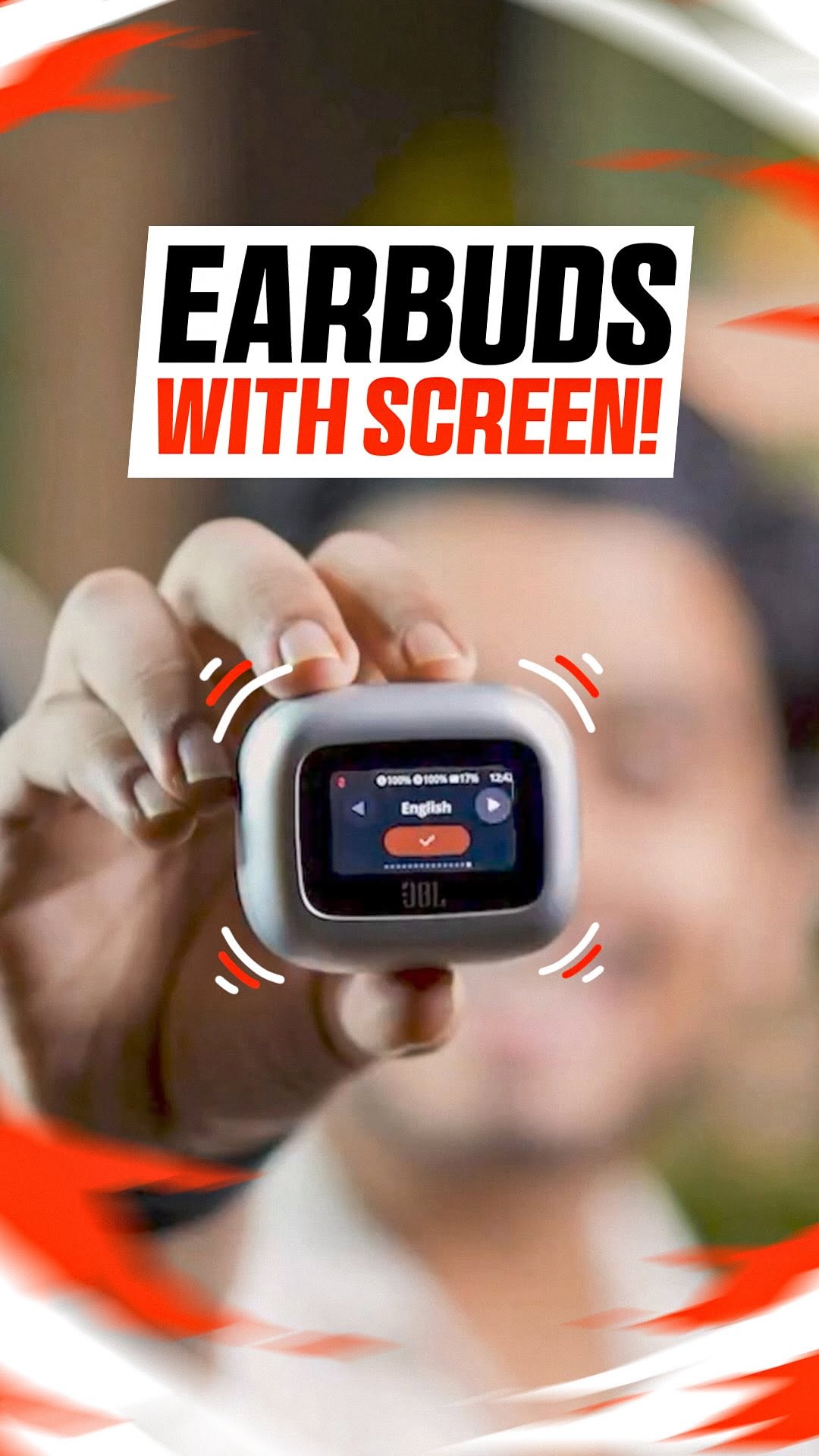 Kabhi inbuilt display wala earbuds use Kiya hai ?? JBL Live Beam 3 earbuds ke ye hai kuch khaas features : - 1.45-inch t...